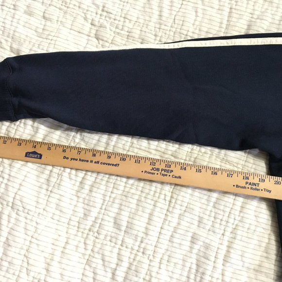 Abercrombie & Fitch Muscle Track Jacket Size Medium Navy A&F Zip Up - Picture 5 of 9